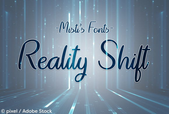 Reality Shift Font Poster 1
