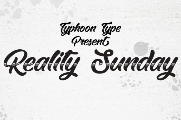 Reality Sunday Font
