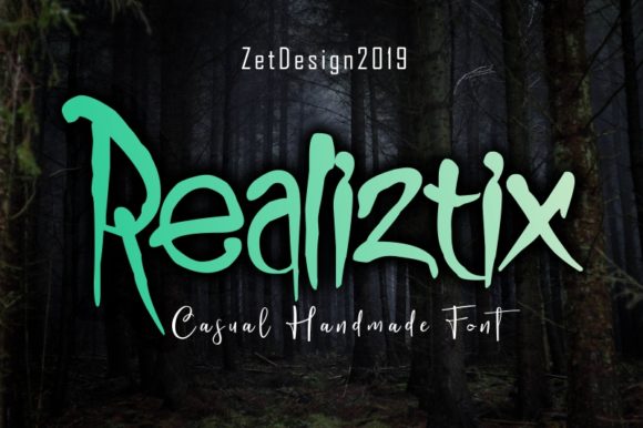 Realiztix Font Poster 1