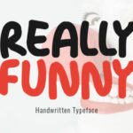 Really Funny Font Poster 1