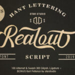 Realout Font Poster 1