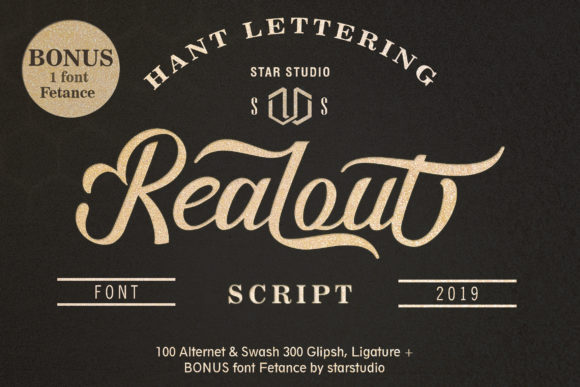 Realout Font Poster 1