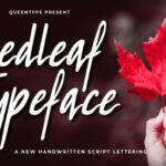 Redleaf Font Poster 1