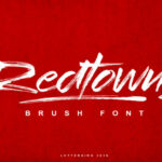 Redtowns Font Poster 1