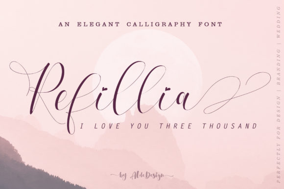 Refillia Calligraphy Font