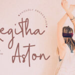 Regitha Aston Font Poster 1