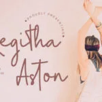Regitha Aston Font Poster 1