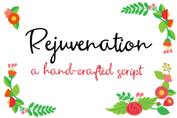 Rejuvenation Font Poster 1