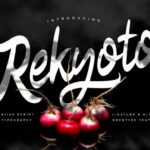 Rekyoto Font Poster 1