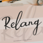 Relang Font Poster 1