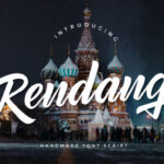 Rendang Font Poster 1