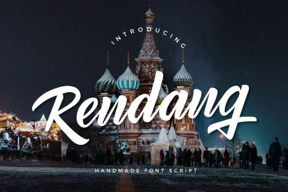 Rendang Font Poster 1