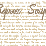 Reprox Script Font Poster 1