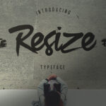 Resize Font Poster 1