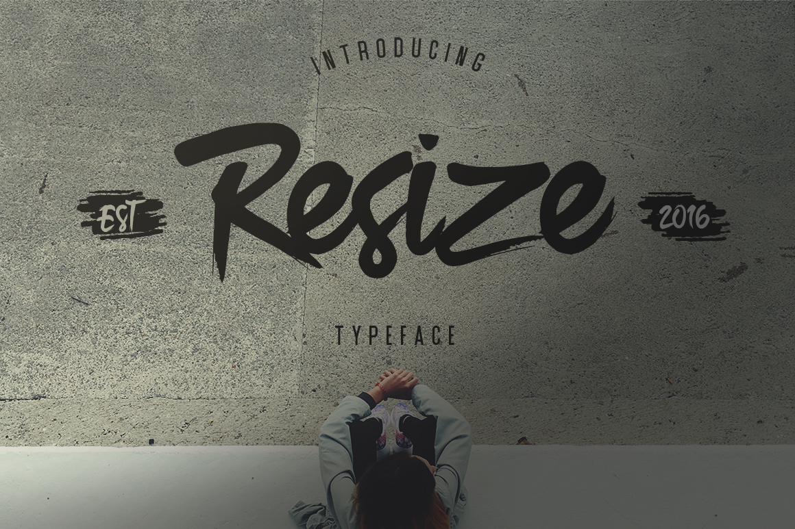 Resize Font Poster 1