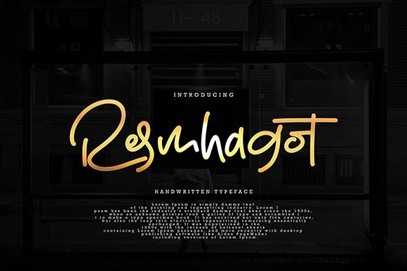 Resmhagot Font