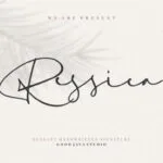 Ressica Font Poster 1