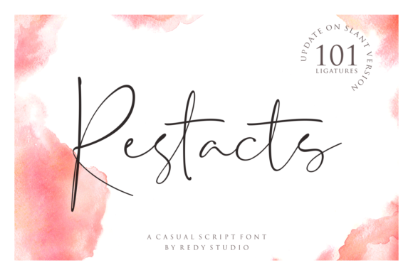 Restacts Family Font Poster 1