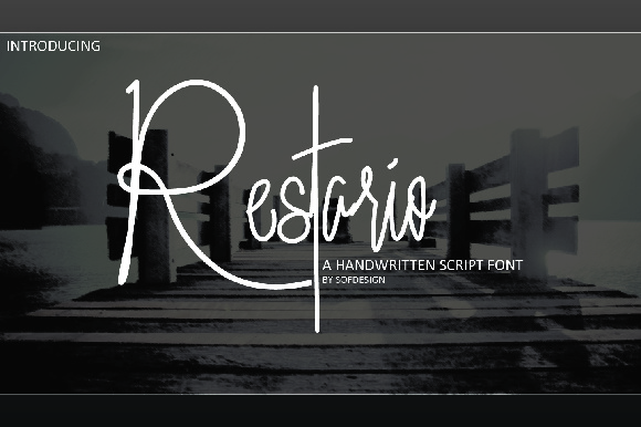 Restario Font Poster 1