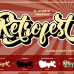 Retrofest Font Poster 1