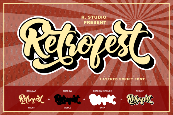 Retrofest Font Poster 1
