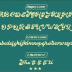 Retropus Script Font Poster 9