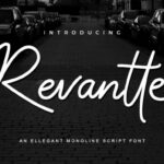 Revantte Font Poster 1