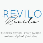 Revilo Duo Font Poster 1