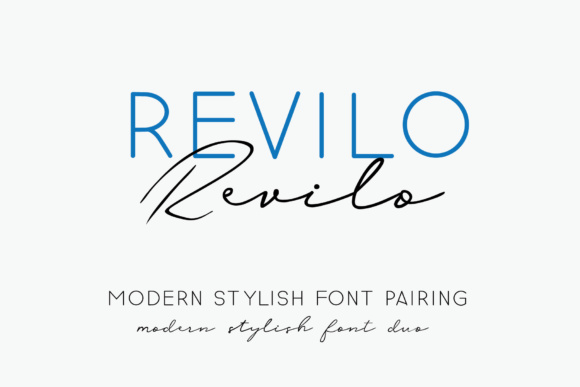 Revilo Duo Font Poster 1