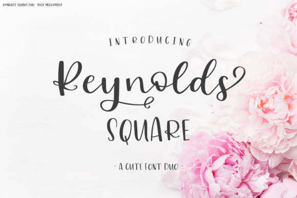 Reynolds Square Font Poster 1