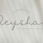 Reysha Font Poster 1