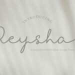 Reysha Font Poster 1