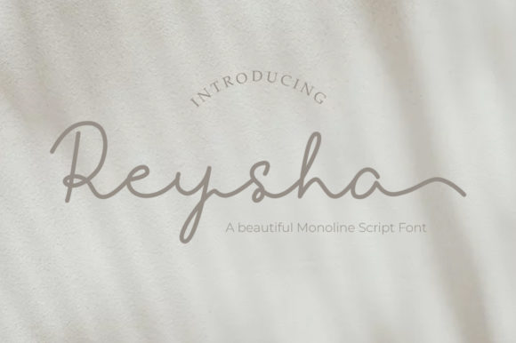 Reysha Font Poster 1