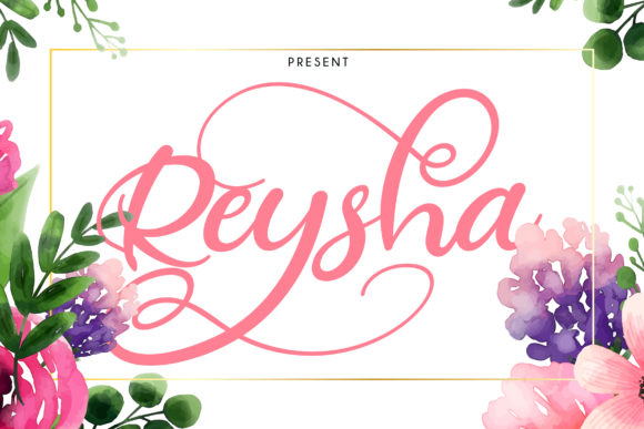 Reysha Font Poster 1