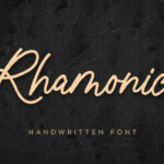 Rhamonic Font Poster 1