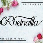 Rheinalita Font Poster 1