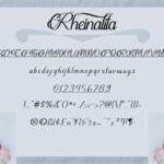 Rheinalita Font Poster 4