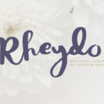 Rheydo Font Poster 1