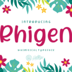 Rhigen Font Poster 1