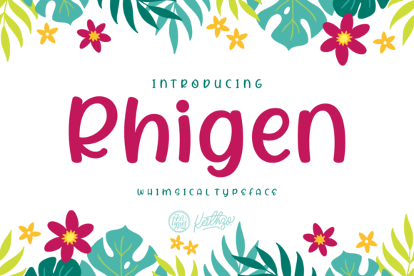 Rhigen Font Poster 1