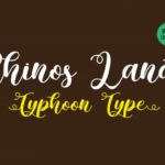 Rhinos Land Font Poster 2