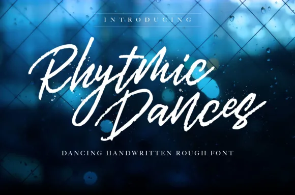 Rhytmic Dances Font Rhytmic Dances Font Poster 1