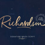 Richardson Font Poster 1