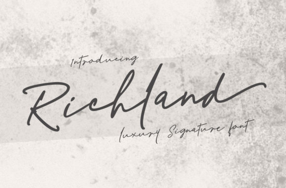 Richland Font Poster 1