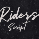 Riders Font Poster 1