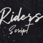 Riders Font Poster 1