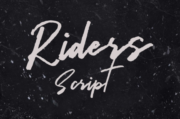 Riders Font Poster 1
