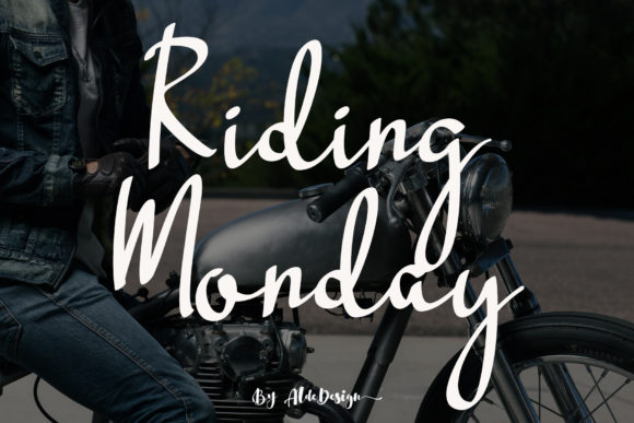 Riding Monday Font