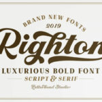 Righton Font Poster 1