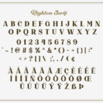 Righton Font Poster 9